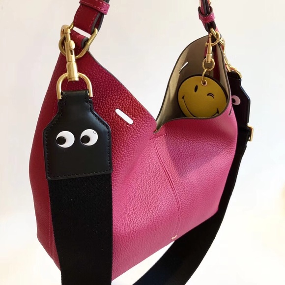 Anya Hindmarch Mini Build A Bag Leather Bucket Bag